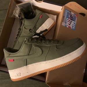 Supreme Nike Air Force 1 Olive/Cargo Khaki